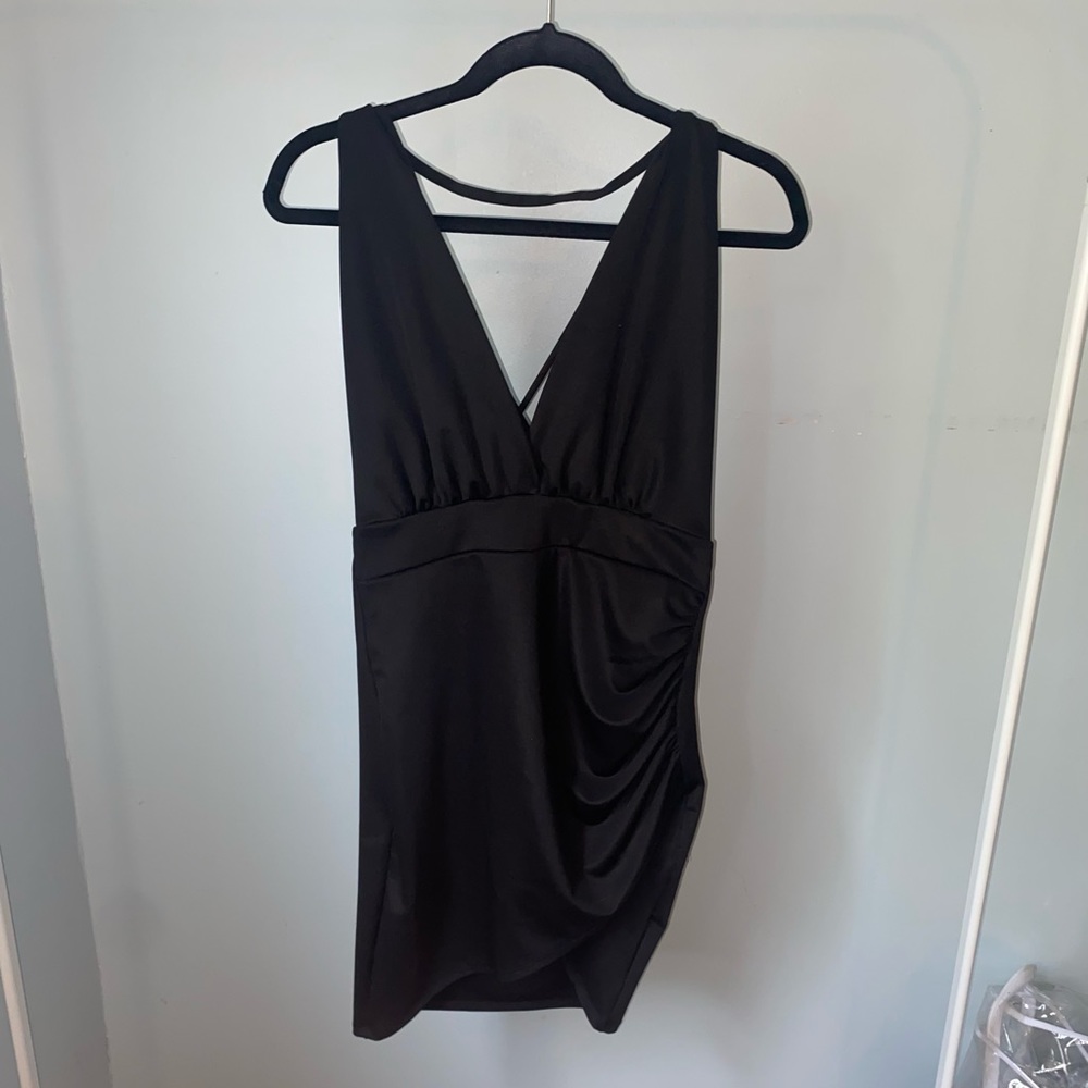 Black backless Monaco dress Large